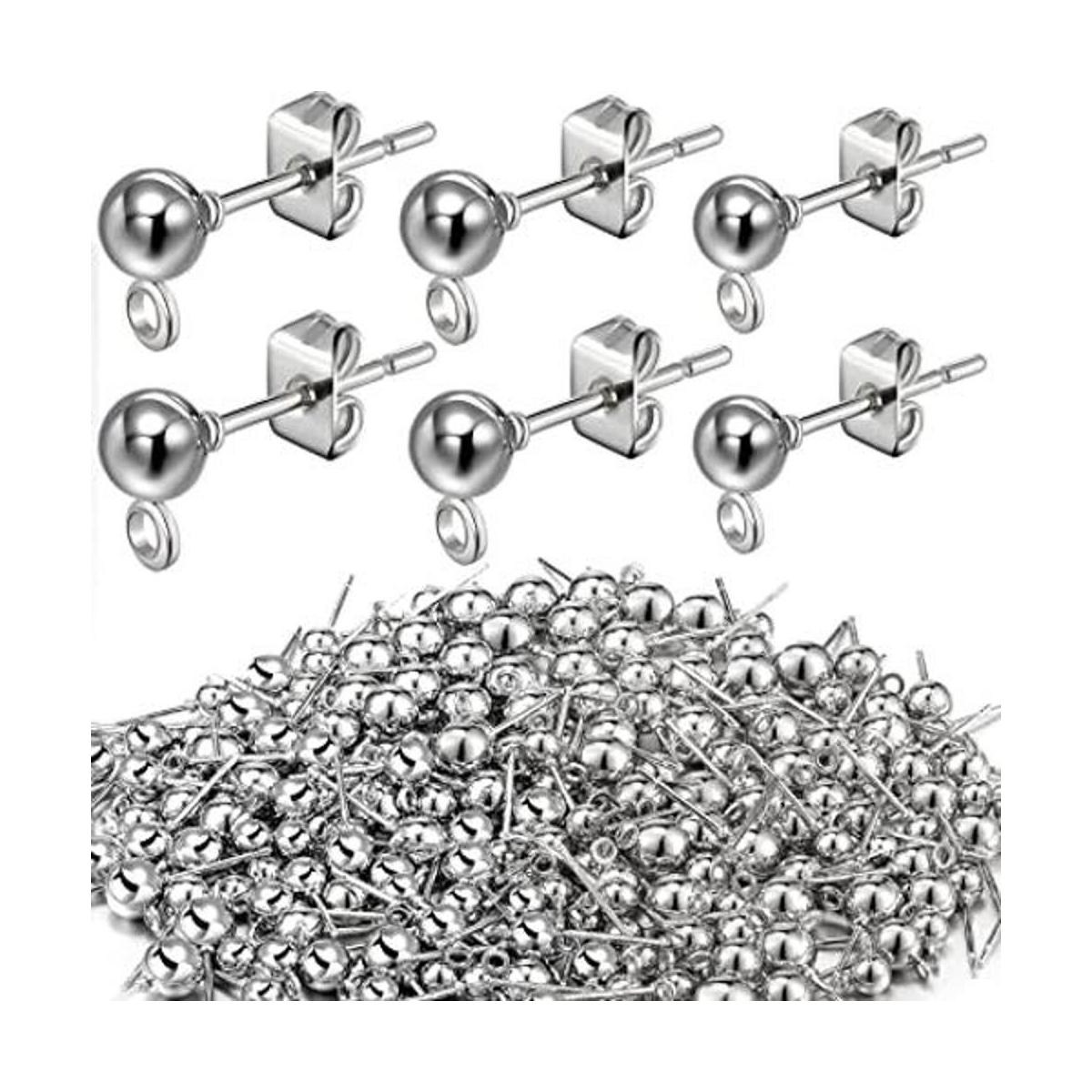 180 pendientes de bola con 200 pendientes de mariposa con