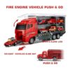 19 Pcs Fire Truck with Firefighter Toy Set Mini Diecast_5