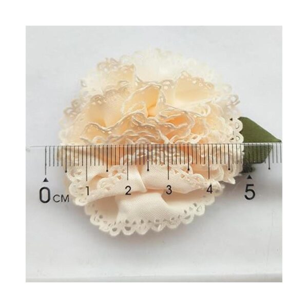 18pcs Cinta de Tela Flores Arcos Apliques Artesanía Boda_4