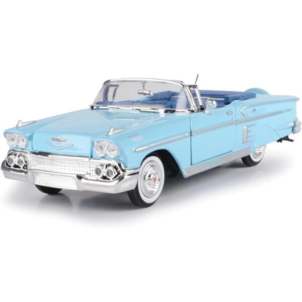 1958 Chevrolet Impala Convertible Azul Motormax Premium