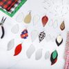 19 troqueles de corte de aretes aretes de lágrima de