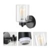 1Luz de baño negro vanidad luz mate negro pared apliques_4