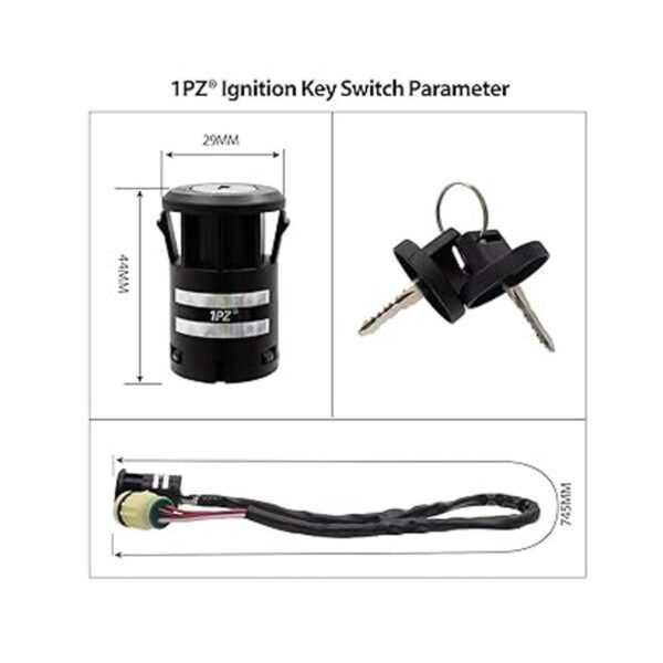 1PZ H3TK01 Interruptor de llave de encendido para Honda_2