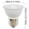 1LED HR16 120 V E27 MR16 JDR C lámpara foco de luz Capucha_2