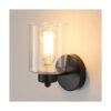 1Luz de baño negro vanidad luz mate negro pared apliques_3