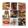1mm Satin Rattail Cord Silk Cord Chinese Knotting Cord 16