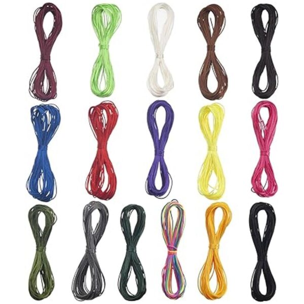 1mm Satin Rattail Cord Silk Cord Chinese Knotting Cord 16