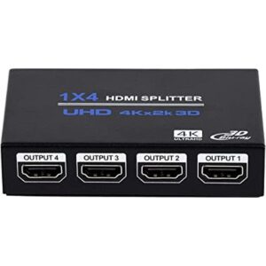 1x4 HDMI Splitter 1 in 4 Out HDMI Splitter Audio Video_1