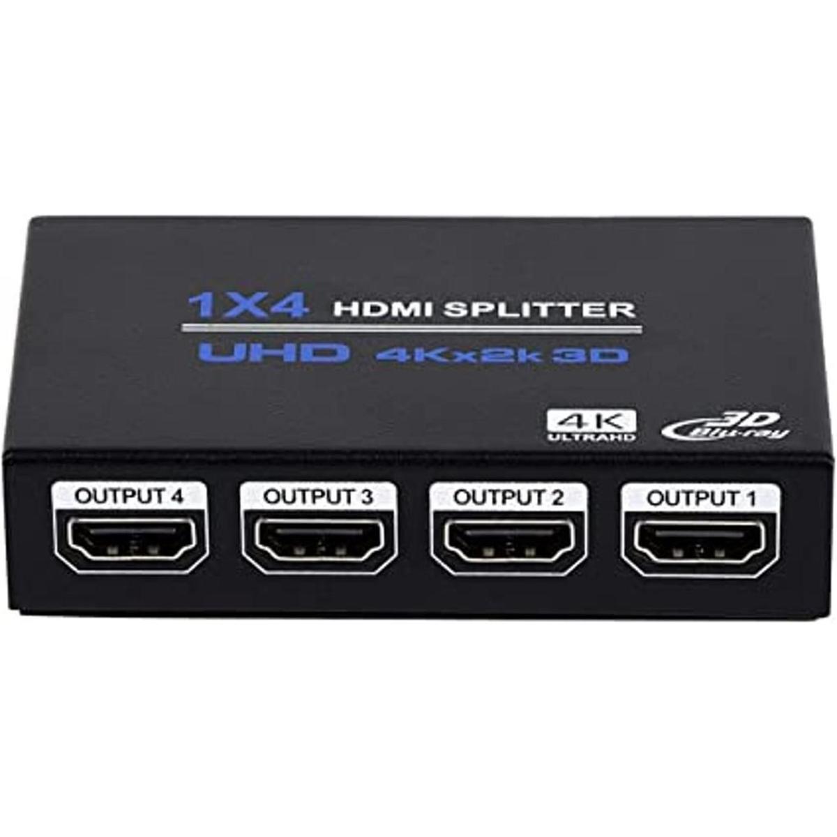 1x4 HDMI Splitter 1 in 4 Out HDMI Splitter Audio Video