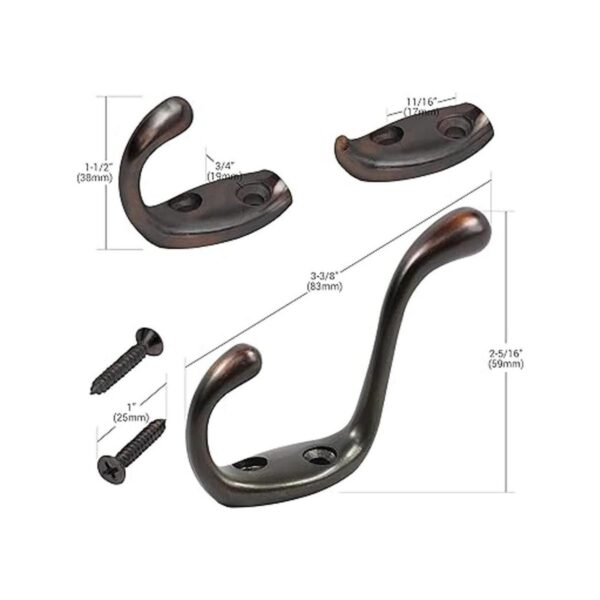 2 Pack Rok hardware Heavy Duty Oilrubbed Bronze Home_2
