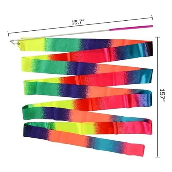 2 Pack 4 Meter Gimnasio Dance cinta art Gimnasia Rítmica_4