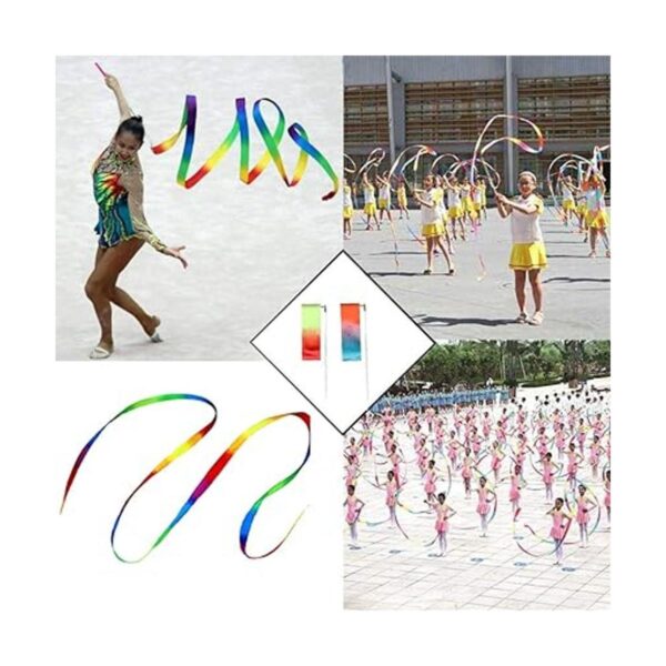 2 Pack 4 Meter Gimnasio Dance cinta art Gimnasia Rítmica_6