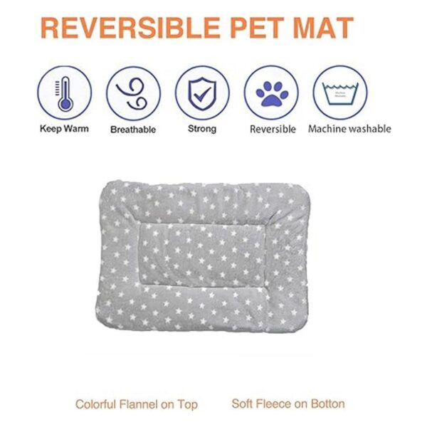 2 alfombrillas de cama para mascotas. Cama ultra suave