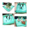 2 alfombrillas de trasplante de plantas de 26.8 x 26.8