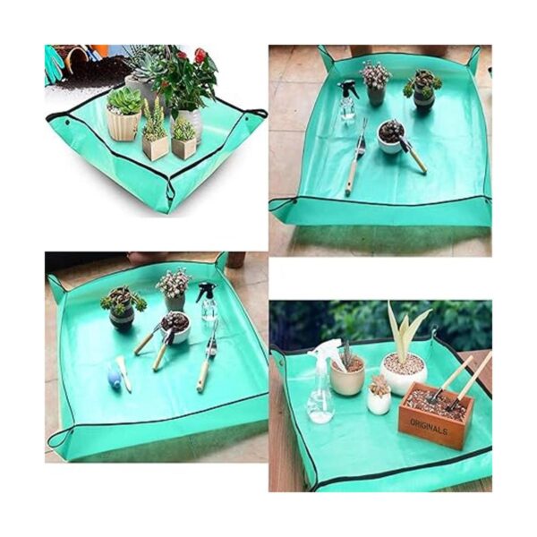 2 alfombrillas de trasplante de plantas de 26.8 x 26.8
