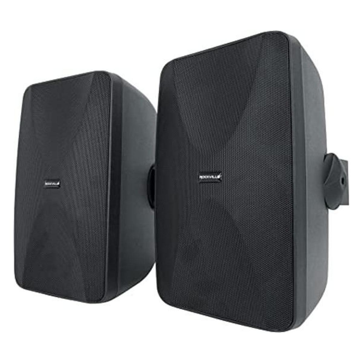 2 altavoces de pared comerciales Rockville WET6525B de 6.5
