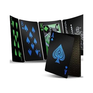 2 barajas de cartas de plástico resistentes al agua color_1