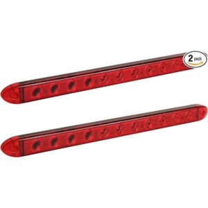 2 barras de luz LED de 16 pulgadas 11 rojo compatible_1