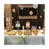 2 bandejas rectangulares de hierro para cupcakes platos
