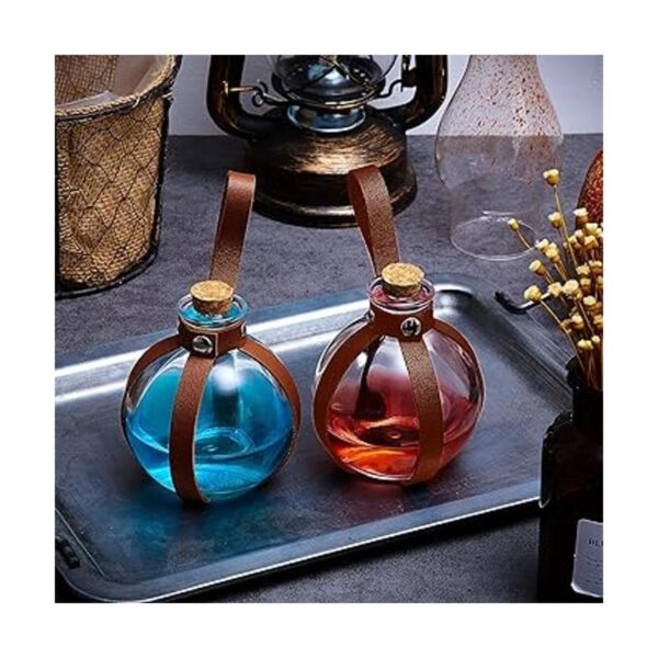 2 botellas de corcho para poción accesorios de cosplay