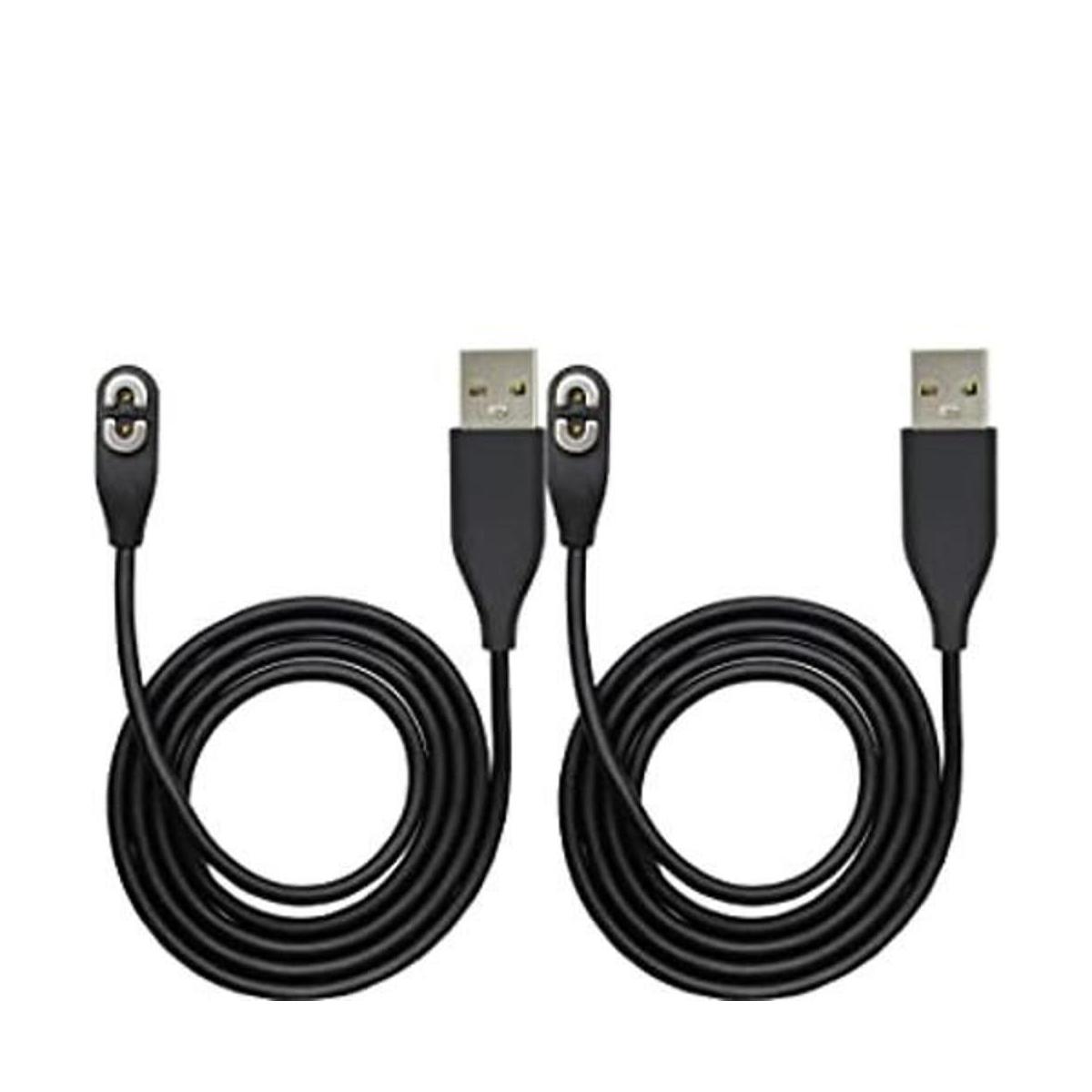2 cables de carga de repuesto flexibles USB con conector