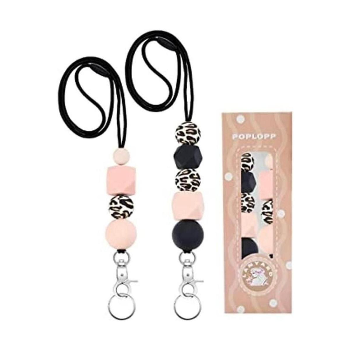 2 bonitos cordones para insignias de identificación y