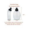2 botellas de agua sin BPA de 10 onzas para el cinturón de_3