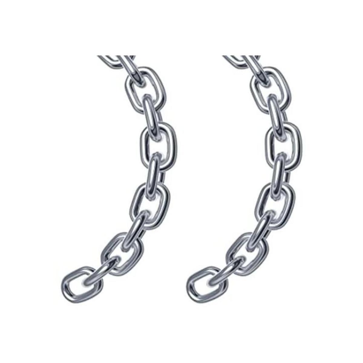 2 cadenas de eslabones de 516 x 23 pulgadas cadena de