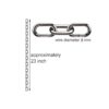 2 cadenas de eslabones de 516 x 23 pulgadas cadena de_4
