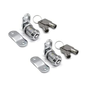 2 candados tubulares de leva de 1 pulgada con llave igual_1