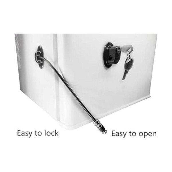 2 cerraduras para puertas de refrigerador cerraduras de
