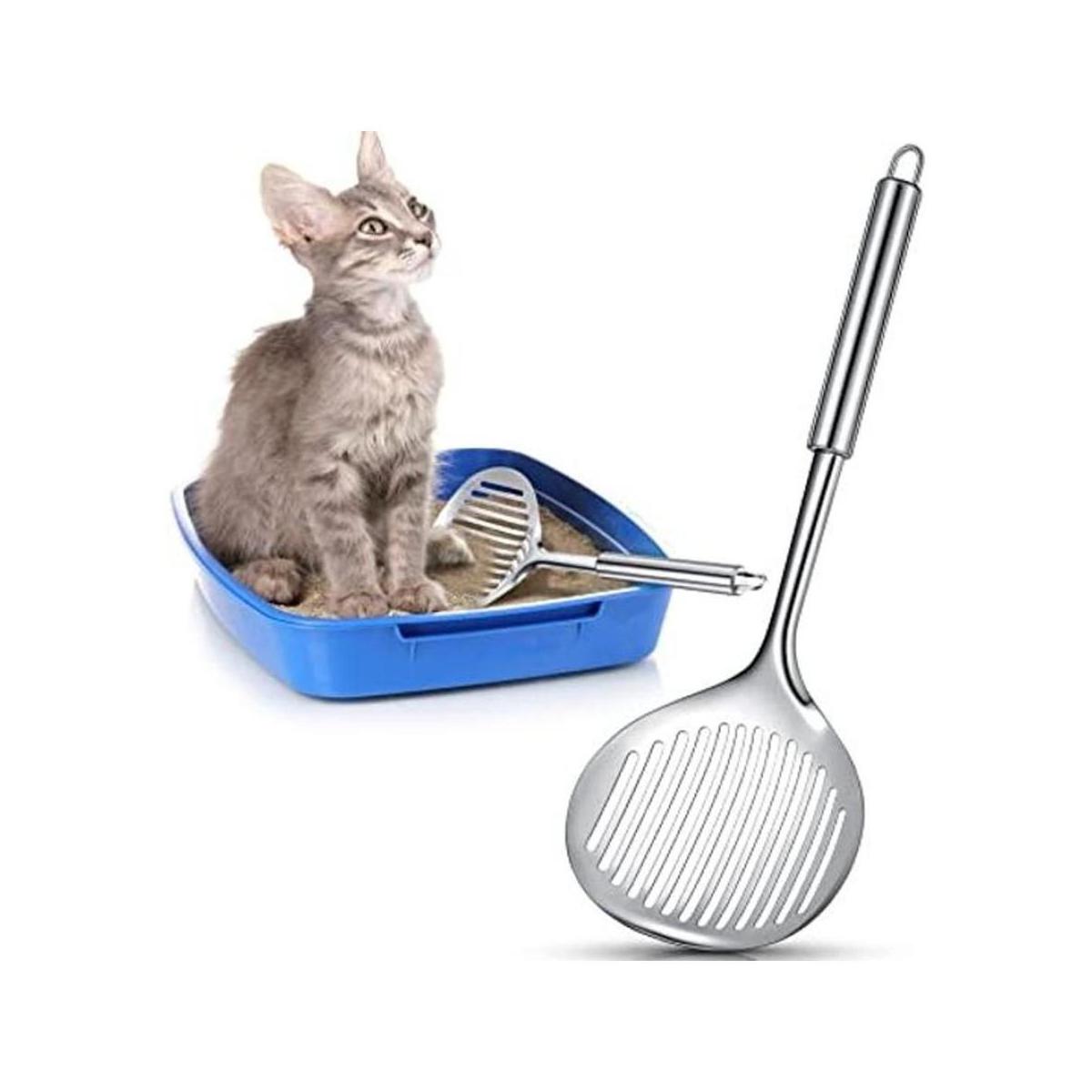 2 cucharas de arena para gatos accesorios para gatos