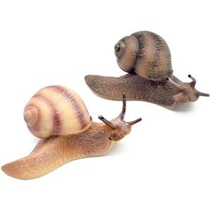 2 figuras de caracol modelo de caracol en miniatura para_1