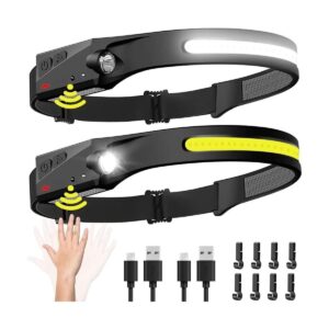 2 faros delanteros recargables 230 de ancho con sensor_1