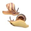 2 figuras de caracol modelo de caracol en miniatura para_4