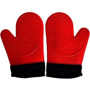 2 guantes de silicona para horno y ollas profesionales de