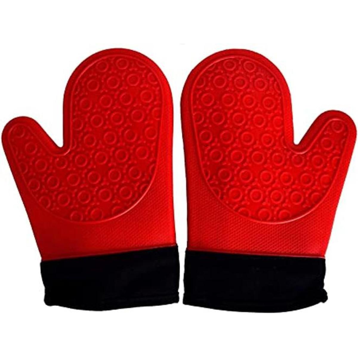 2 guantes de silicona para horno y ollas profesionales de