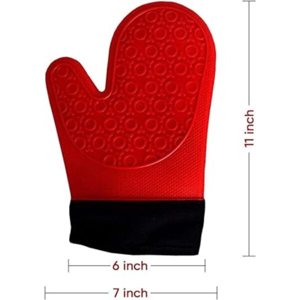 2 guantes de silicona para horno y ollas profesionales de
