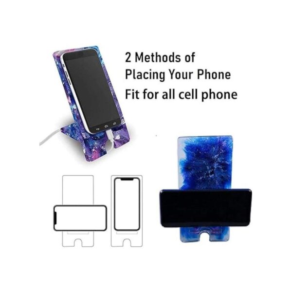 2 juegos de soporte de teléfono celular molde de resina_5