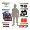 2 juegos de chaleco táctico Exsport 2 chaquetas tácticas