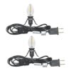 2 juegos de cables de accesorios con una bombilla LED_1