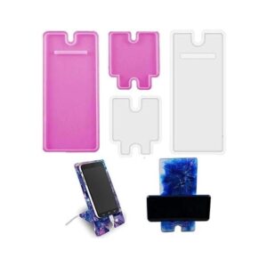 2 juegos de soporte de teléfono celular molde de resina_1