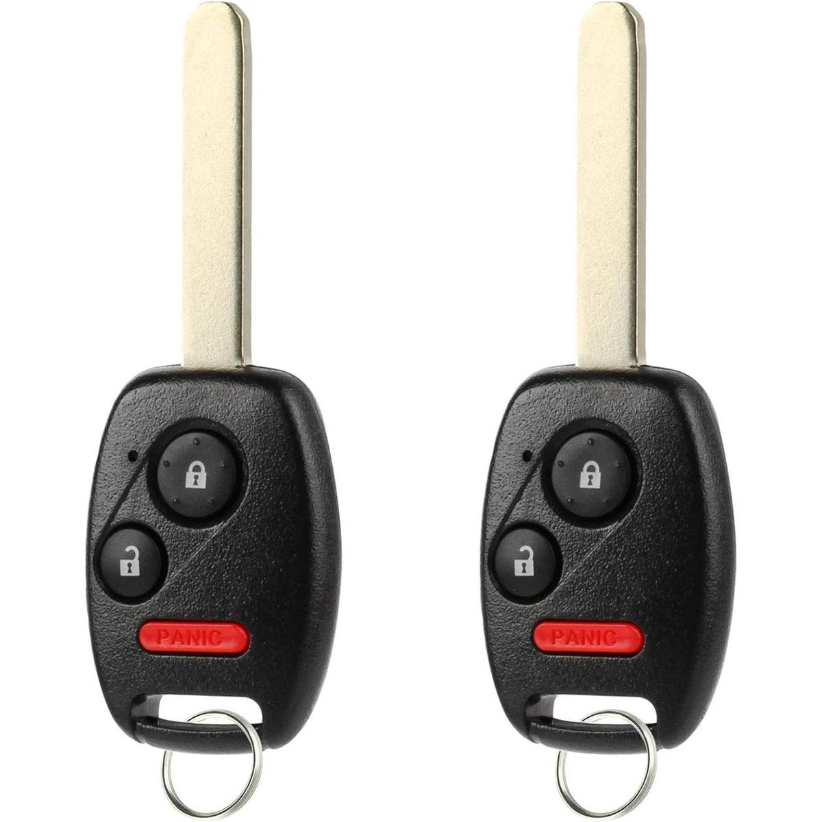2 llaves compatibles con Honda Civic LX Odyssey 2006 2007