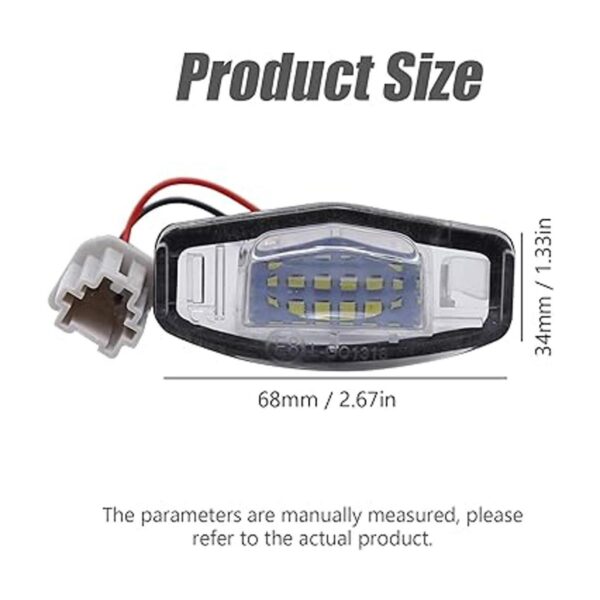 2 luces LED de repuesto para Honda Accord Civic Acura TSX TL_4