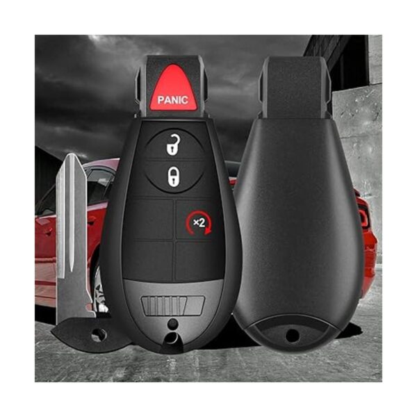 2 llaves de repuesto FOBIK para Dodge Ram 1500 2500 3500_5