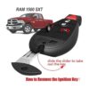 2 llaves de repuesto FOBIK para Dodge Ram 1500 2500 3500_3