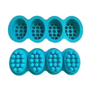 2 moldes de jabón para barra de masaje 4 cavidades 4.5