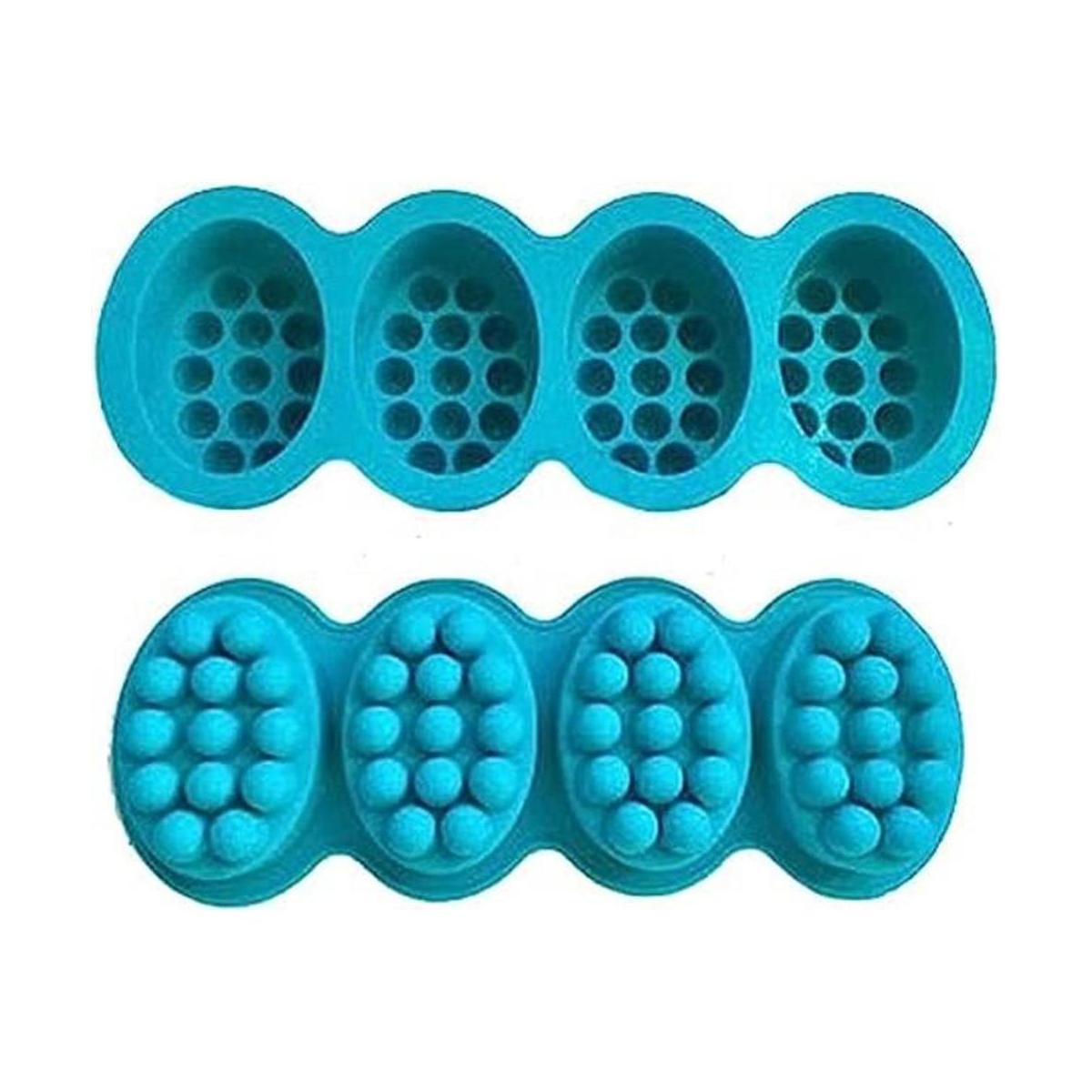 2 moldes de jabón para barra de masaje 4 cavidades 4.5