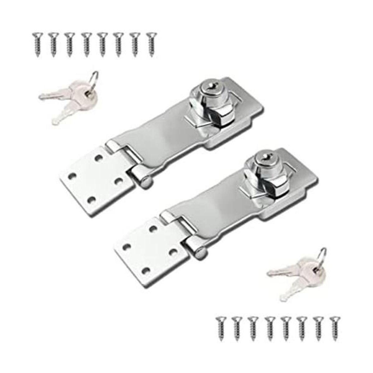 2 paquetes de cerraduras con llave para puertas pequeñas