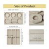 2 moldes de silicona para moldes de cera llavero molde